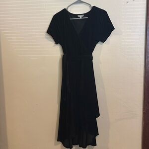 EARTHBOUND Black Velvet Dress